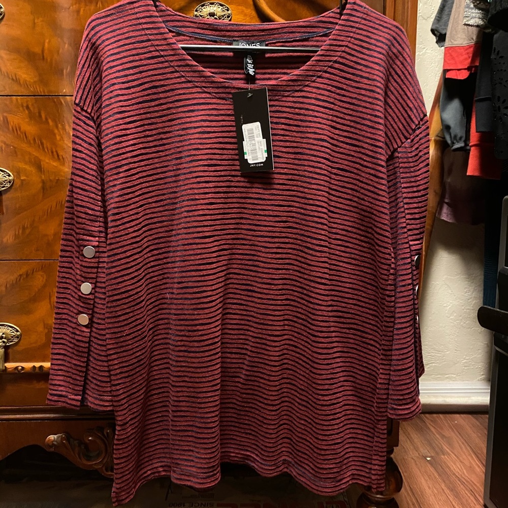 Jones New York Half Sleeve Tunic